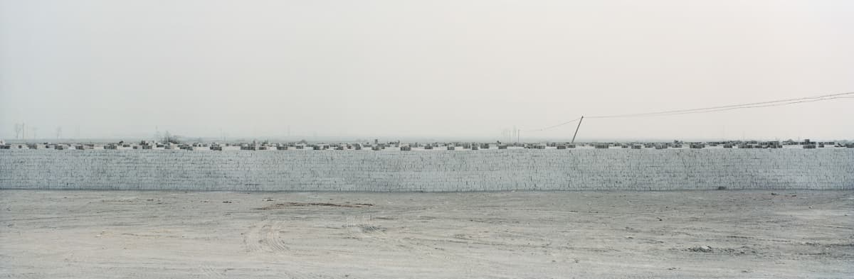 Brick factory by farmland, Linfen, 2010