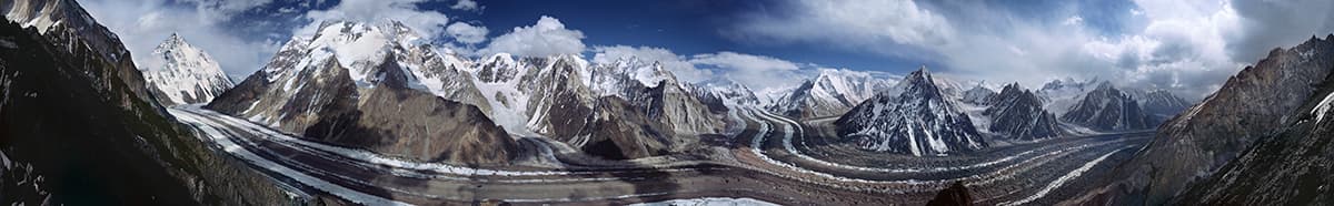 K2, Godwin-Austen and Upper Baltoro Glaciers, 2009